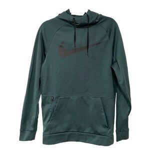 Nike Men’s Dark Green Fleece Lined Hoodie Size Small
